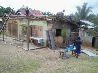 Kerusakan akibat puting beliung di Bungo